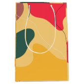 Abstracte achtergrond voor kleurrijke organische v medium cadeauzakje (Voorkant)