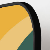 Abstracte achtergrond voor kleurrijke organische v pickleball paddle (Links Detail)