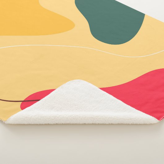 Abstracte achtergrond voor kleurrijke organische v sherpa deken (3/4)