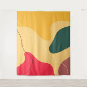 Abstracte achtergrond voor kleurrijke organische v wandkleed (Voorkant)