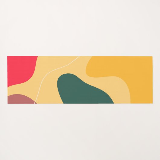 Abstracte achtergrond voor kleurrijke organische v yogamat (Achterkant (horizontaal))