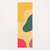 Abstracte achtergrond voor kleurrijke organische v yogamat (Voorkant)