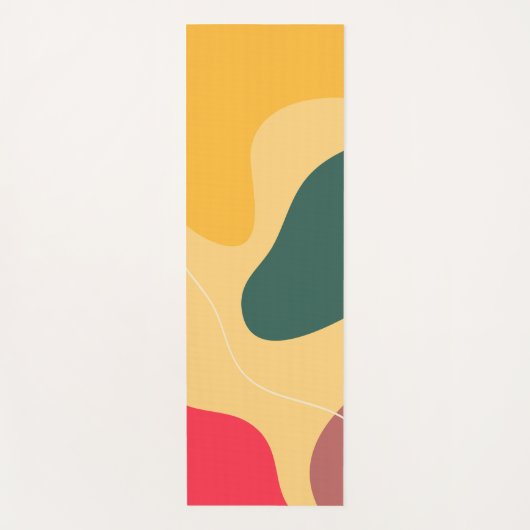 Abstracte achtergrond voor kleurrijke organische v yogamat (Voorkant)