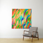 abstracte achtergrond voor multikleurenverf wandkleed (In Situ (horizontaal))