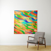 abstracte achtergrond voor multikleurenverf wandkleed (In situ)