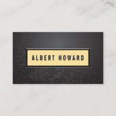 Abstracte achtergrond voor zwart metaal visitekaartje (Voorkant)