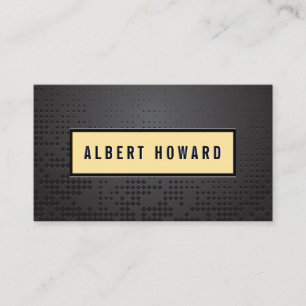 Abstracte achtergrond voor zwart metaal visitekaartje