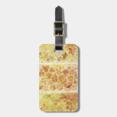 Abstracte achtergrond, waterverf, bladeren bagagelabel (Voorkant verticaal)
