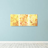 Abstracte achtergrond, waterverf, bladeren canvas afdruk (Insitu (Houten vloer))