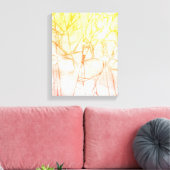 abstracte achtergrond waterverf canvas afdruk (Insitu (Woonkamer))