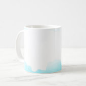abstracte achtergrond waterverf koffiemok (Voorkant links)