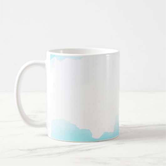 abstracte achtergrond waterverf koffiemok (Links)
