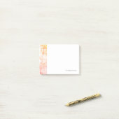 abstracte achtergrond waterverf post-it® notes (Op bureau)