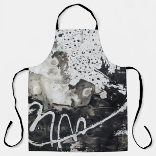 Abstracte achtergrond zwart-wit schort