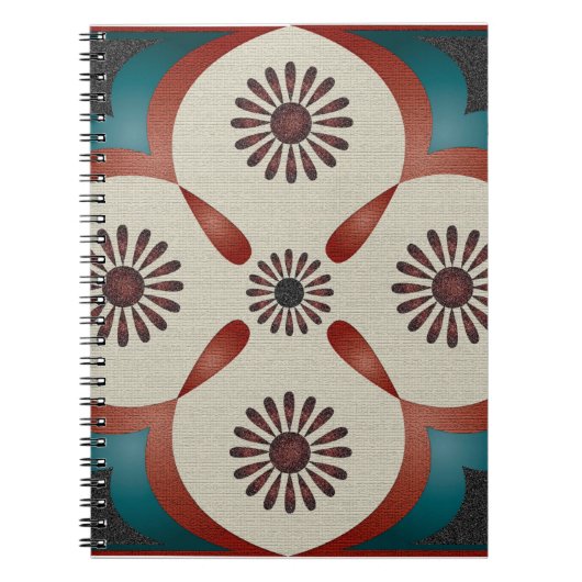 abstracte achtergrondafbeelding van sierpatronen notitieboek (Voorkant)