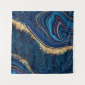 abstracte achtergrondblauwe marmer granietmosa wandkleed (Voorkant (horizontaal))