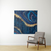 abstracte achtergrondblauwe marmer granietmosa wandkleed (In Situ (horizontaal))