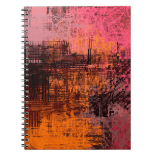 Abstracte achtergrondkunst. 2d illustratie-afbeeld notitieboek