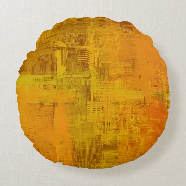 Abstracte achtergrondkunst. 2d illustratie-afbeeld rond kussen (Voorkant)