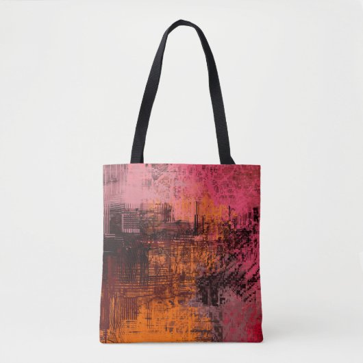 Abstracte achtergrondkunst. 2d illustratie-afbeeld tote bag (Voorkant)
