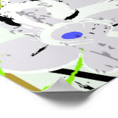 abstracte achtergrondsamenstelling met bloemen, me poster (Hoek)