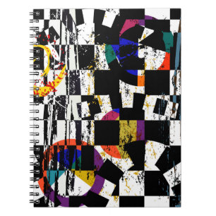 abstracte achtergrondsamenstelling, met lijnen, sp notitieboek