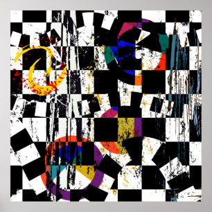 abstracte achtergrondsamenstelling, met lijnen, sp poster