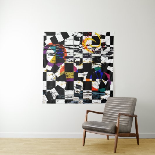 abstracte achtergrondsamenstelling, met lijnen, sp wandkleed (In Situ (horizontaal))