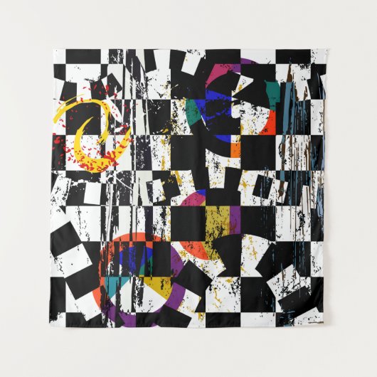 abstracte achtergrondsamenstelling, met lijnen, sp wandkleed (Voorkant)