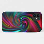 Abstracte achtergrondspiraaltjes Zacht I Case-Mate iPhone Case (Achterkant (horizontaal))