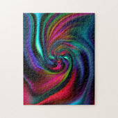 Abstracte achtergrondspiraaltjes Zacht I Legpuzzel (Verticaal)