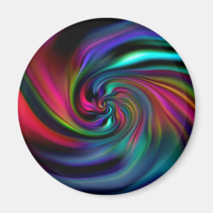 Abstracte achtergrondspiraaltjes Zacht I Magneet