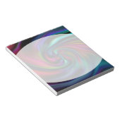 Abstracte achtergrondspiraaltjes Zacht I Notitieblok (Schuin)