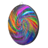 Abstracte achtergrondspiraalvormers Zachte II Dartbord (Voorkant Rechts)