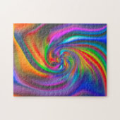 Abstracte achtergrondspiraalvormers Zachte II Legpuzzel (Horizontaal)