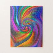 Abstracte achtergrondspiraalvormers Zachte II Legpuzzel (Verticaal)