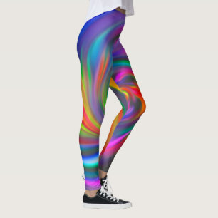 Abstracte achtergrondspiraalvormingen zacht 1 leggings