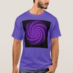 Abstracte achtergrondspiraalvormingen zacht IV T-shirt