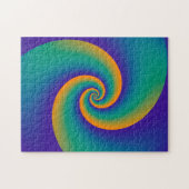 Abstracte achtergrondspiraalvormingen zacht V Legpuzzel (Horizontaal)