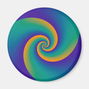 Abstracte achtergrondspiraalvormingen zacht V Magneet