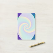 Abstracte achtergrondspiraalvormingen zacht V Post-it® Notes (Op bureau)