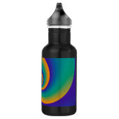 Abstracte achtergrondspiraalvormingen zacht V Waterfles (Rechts)