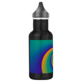 Abstracte achtergrondspiraalvormingen zacht V Waterfles (Links)