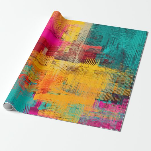 Abstracte achtergrondstructuur. 2d illustratie. ui cadeaupapier (Uitgerold)