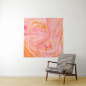 Abstracte achtergrondtextuur van het zwenken of he wandkleed (In situ)