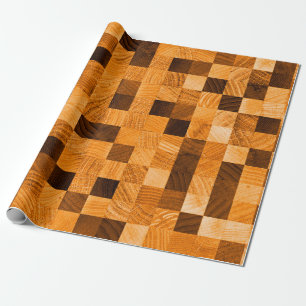 Abstracte achtergrondtextuur van hout vanaf het ui cadeaupapier