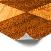 Abstracte achtergrondtextuur van hout vanaf het ui poster (Hoek)