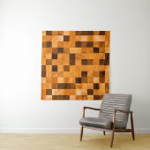 Abstracte achtergrondtextuur van hout vanaf het ui wandkleed (In Situ (horizontaal))