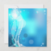 Abstracte achtergronduitnodiging kaart (Achterkant)