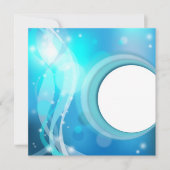 Abstracte achtergronduitnodiging kaart (Voorkant)